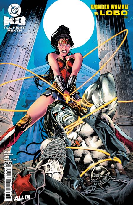 DC K.O. WONDER WOMAN VS LOBO #1 (ONE SHOT) CVR E EDDY BARROWS CARD STOCK VAR