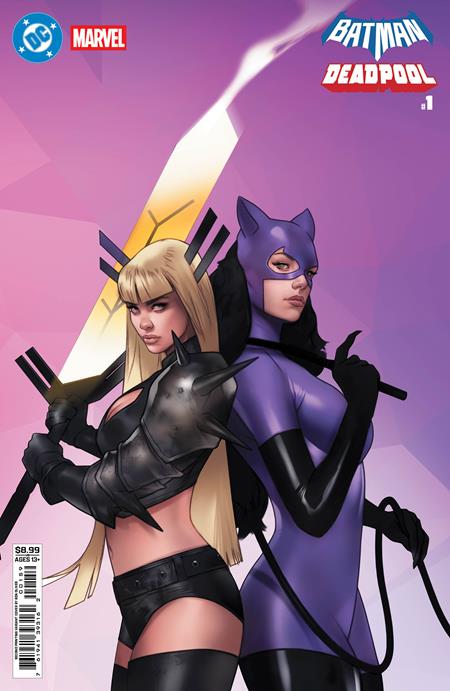 DC MARVEL BATMAN DEADPOOL #1 (ONE SHOT) Second Printing Cvr C Ben Oliver Card Stock Var