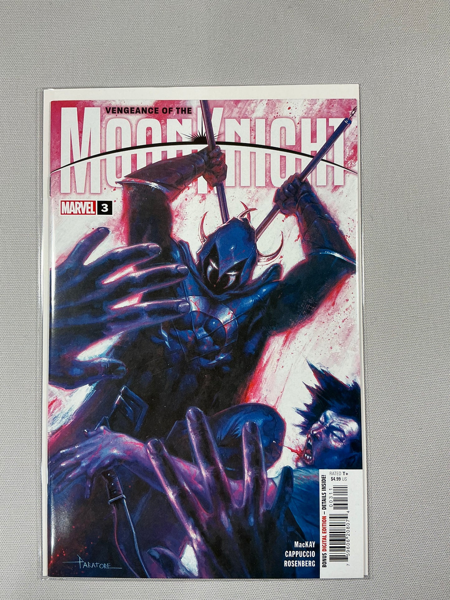 Vengeance of the Moon Knight, #3 Paratore