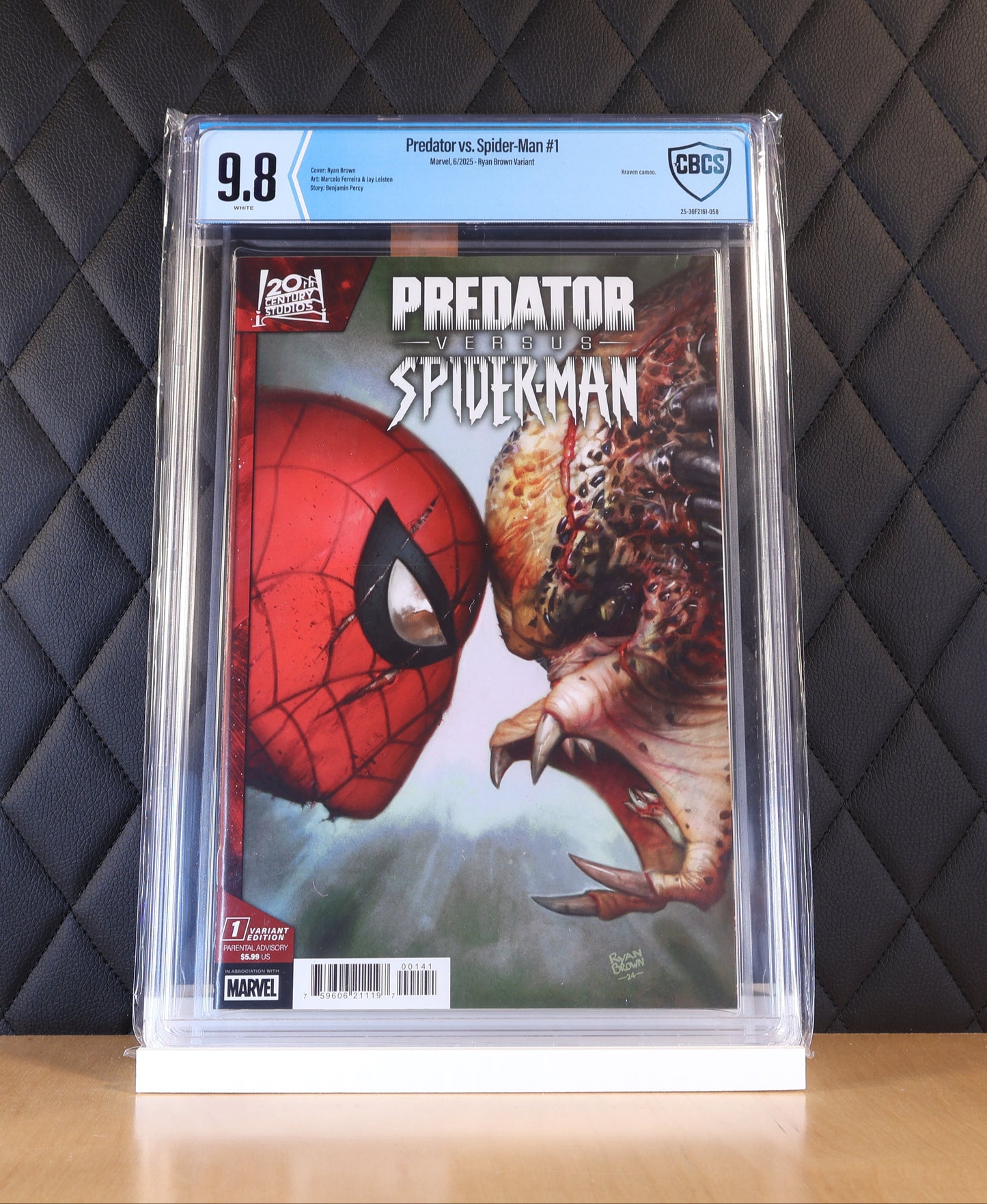 Predator vs Spider-man #1 Ryan Brown CBCS 9.8