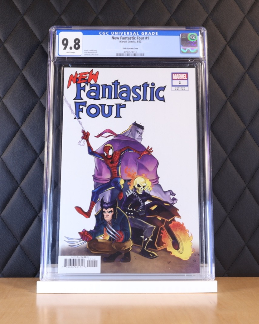 New Fantastic Four #1 Skottie Young CGC 9.8 Chrissie Zullo