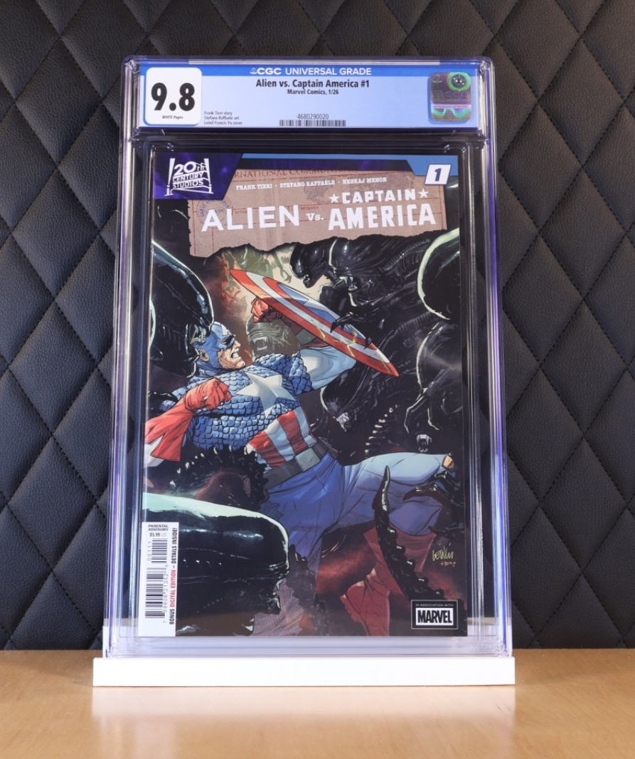 Aliens vs. Captain America #1 Leinil Francis Yu CGC 9.8