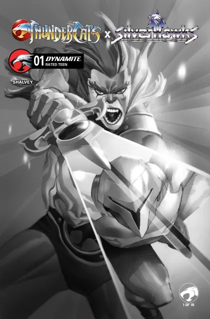Thundercats X Silverhawks #1 Canete (B&W Variant, 1:20)