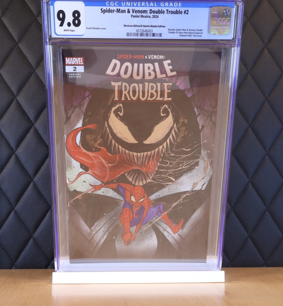 Spiderman & Venom : Double Trouble #2 Momoko Foil CGC 9.8