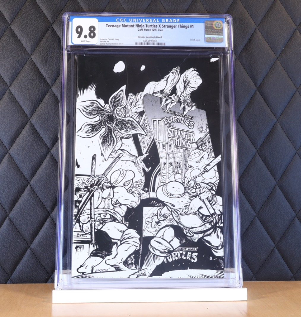 Teenage Mutant Ninja Turtles x Stranger Things Incentive (1:500) DWJ CGC 9.8