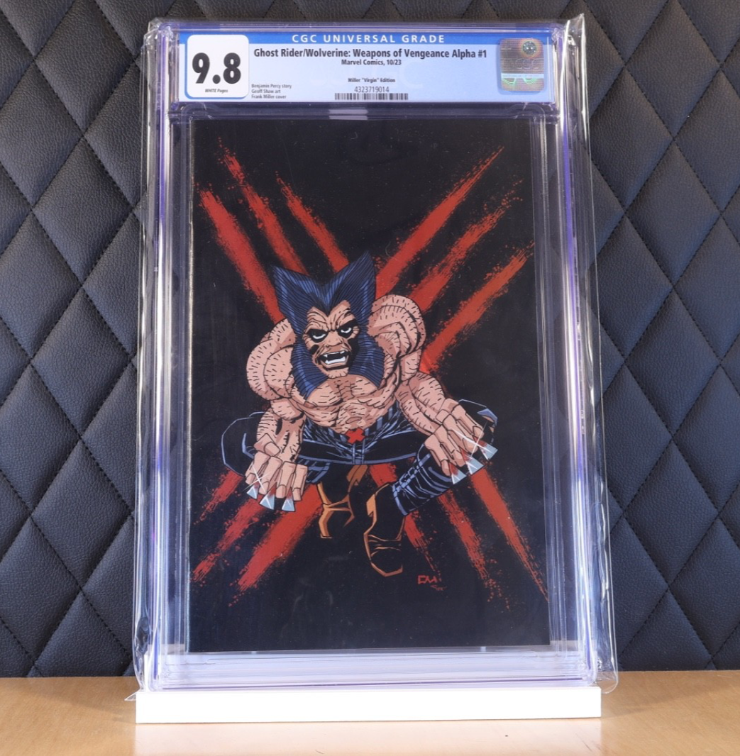 Weapons of Vengeance Alpha #1 Frank Miller Virgin CGC 9.8