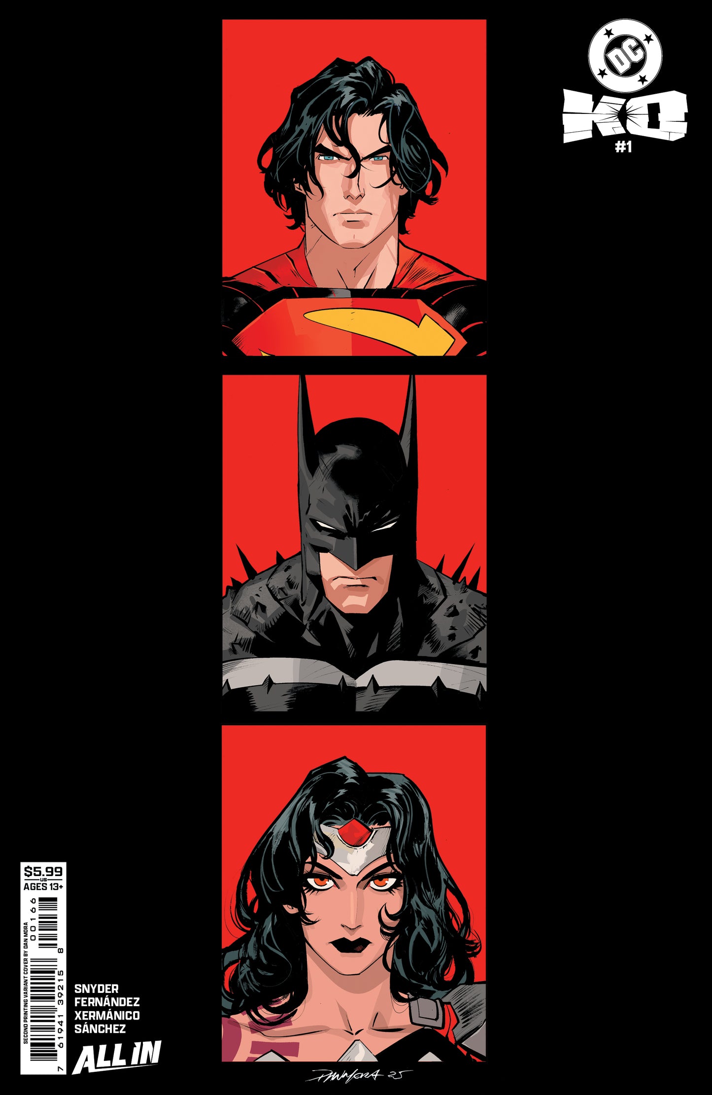 DC K.O. #1 (OF 5) Second Printing Cvr B Dan Mora Var
