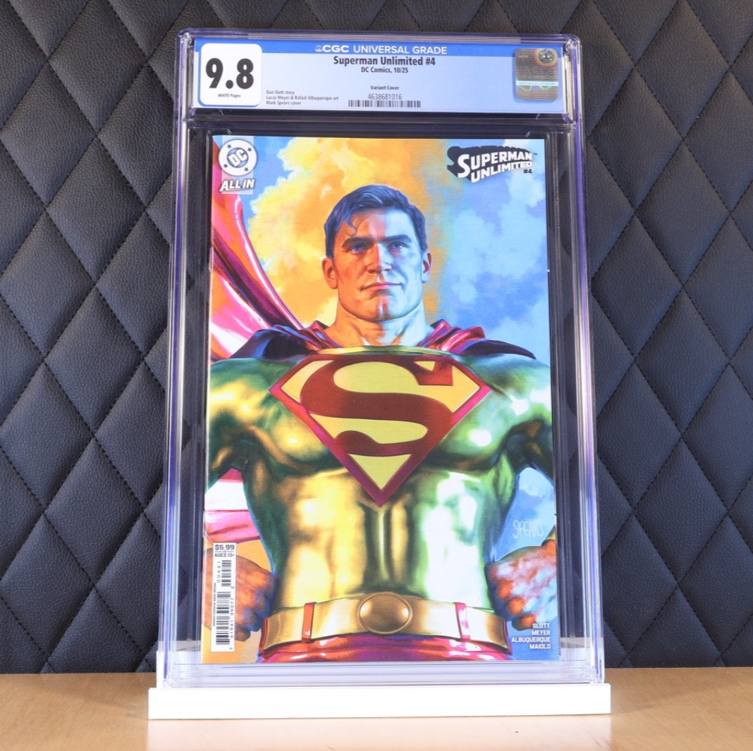 Superman Unlimited #4 Mark Spears Variant CGC 9.8