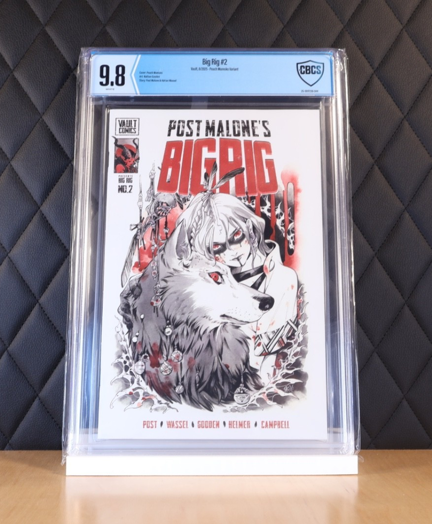 Big Rig #2 Peach Momoko Variant 9.8 CBCS