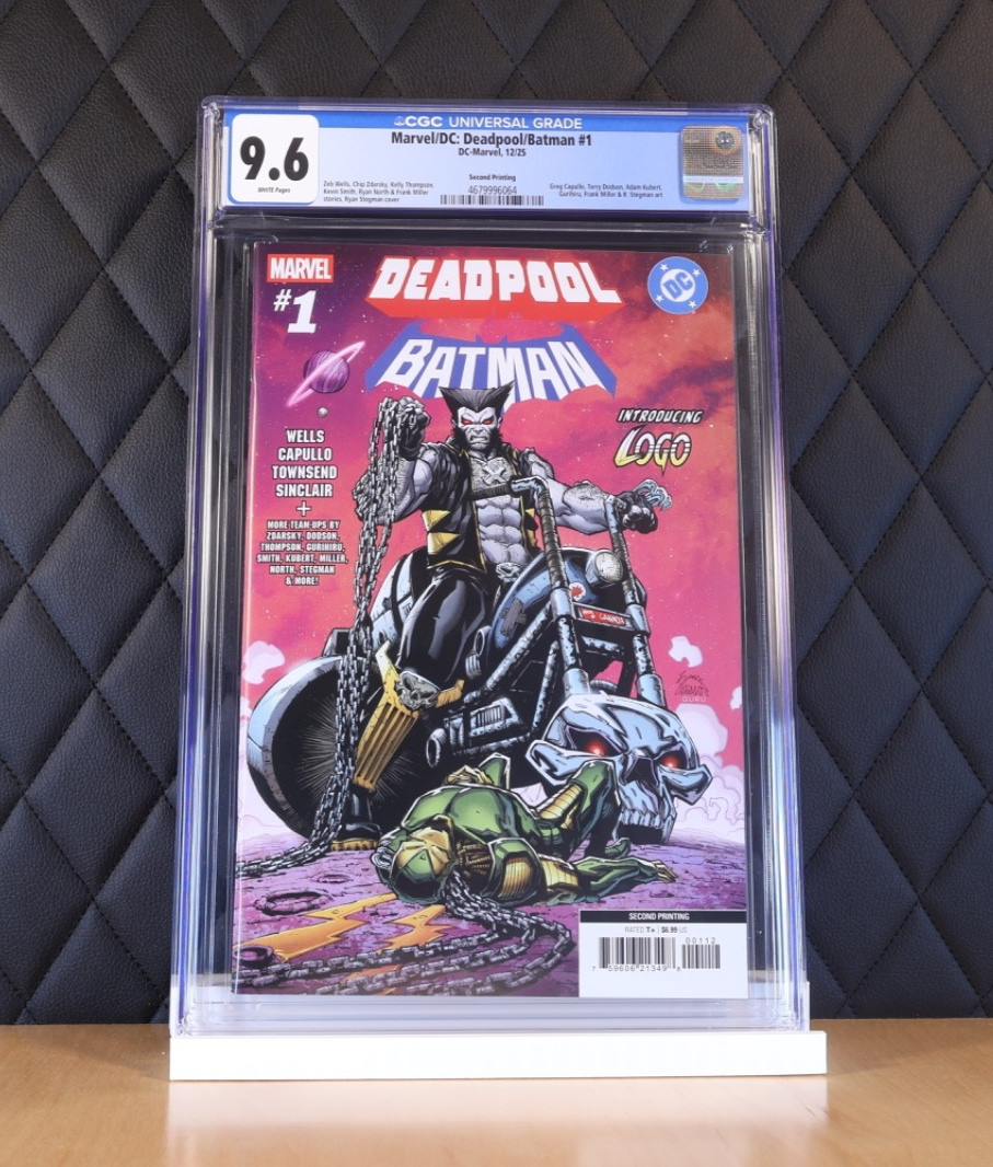 Marvel / DC: Deadpool / Batman #1 Second Printing-Ryan Stegman CGC 9.6