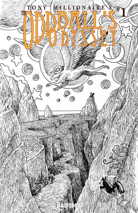ODDBALLS ODYSSEY #1 (ONE-SHOT) CVR F INC 1:20 TONY MILLIONAIRE BLACK & WHITE VAR