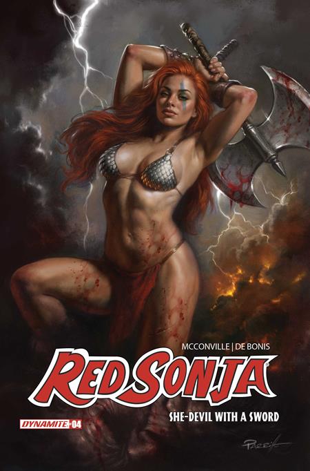 RED SONJA SHE DEVIL WITH A SWORD #4 CVR B LUCIO PARRILLO VAR