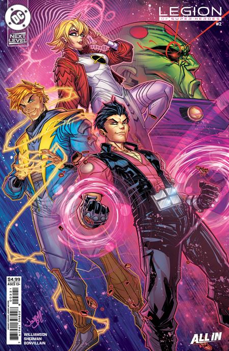 Legion Of Super-Heroes #2 Cover B Jonboy Meyers Card Stock Variant