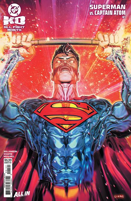 DC K.O. SUPERMAN VS CAPTAIN ATOM #1 (ONE SHOT) CVR B JOHN GIANG CARD STOCK VAR