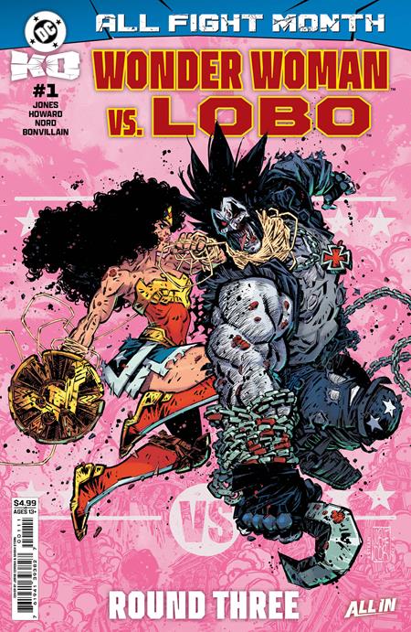 DC K.O. WONDER WOMAN VS LOBO #1 (ONE SHOT) CVR A JORGE CORONA