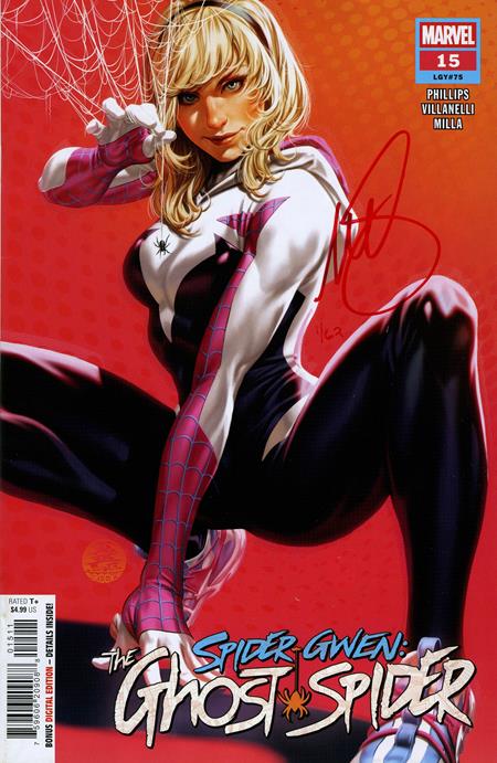 SPIDER-GWEN THE GHOST SPIDER #15 SIGNED BY MARK BROOKS Allocations May Occur