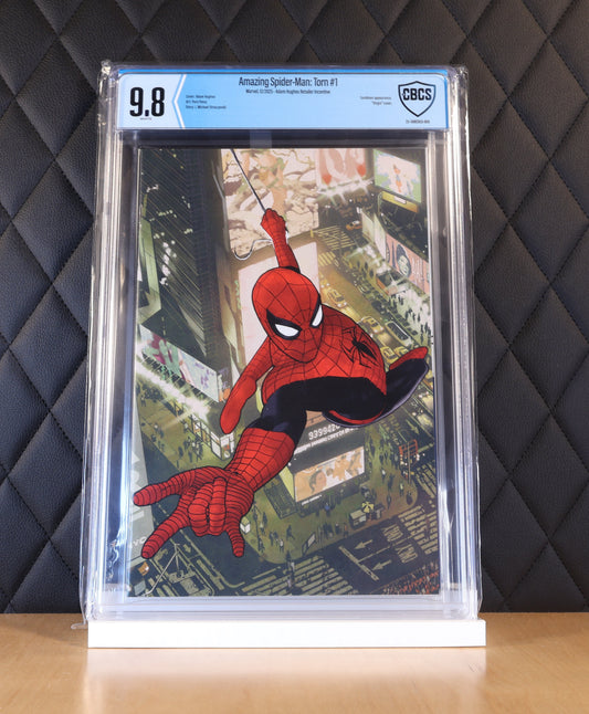 The Amazing Spider-Man Torn #1 Adam Hughes 1:100 Virgin Incentive CBCS 9.8