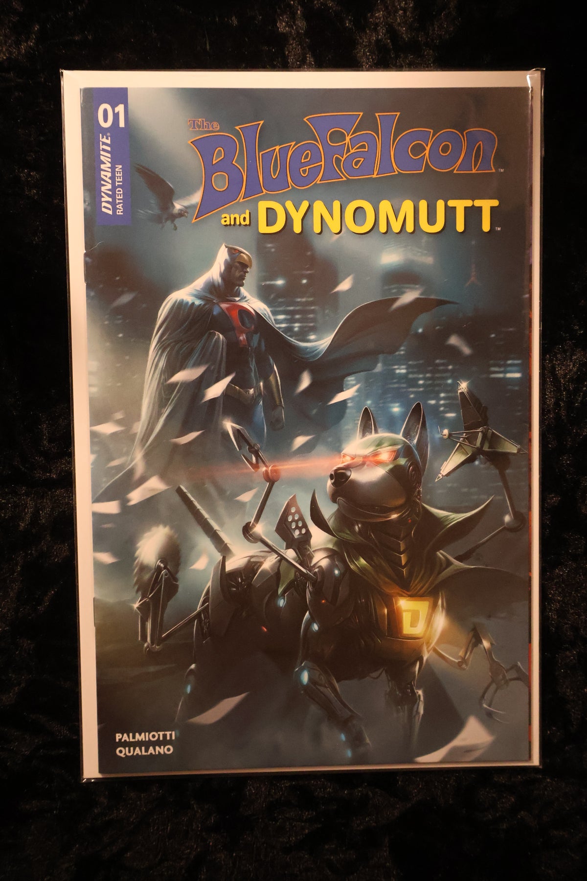 The Blue Falcon and Dynomutt #1G Francesco Mattina Foil Variant