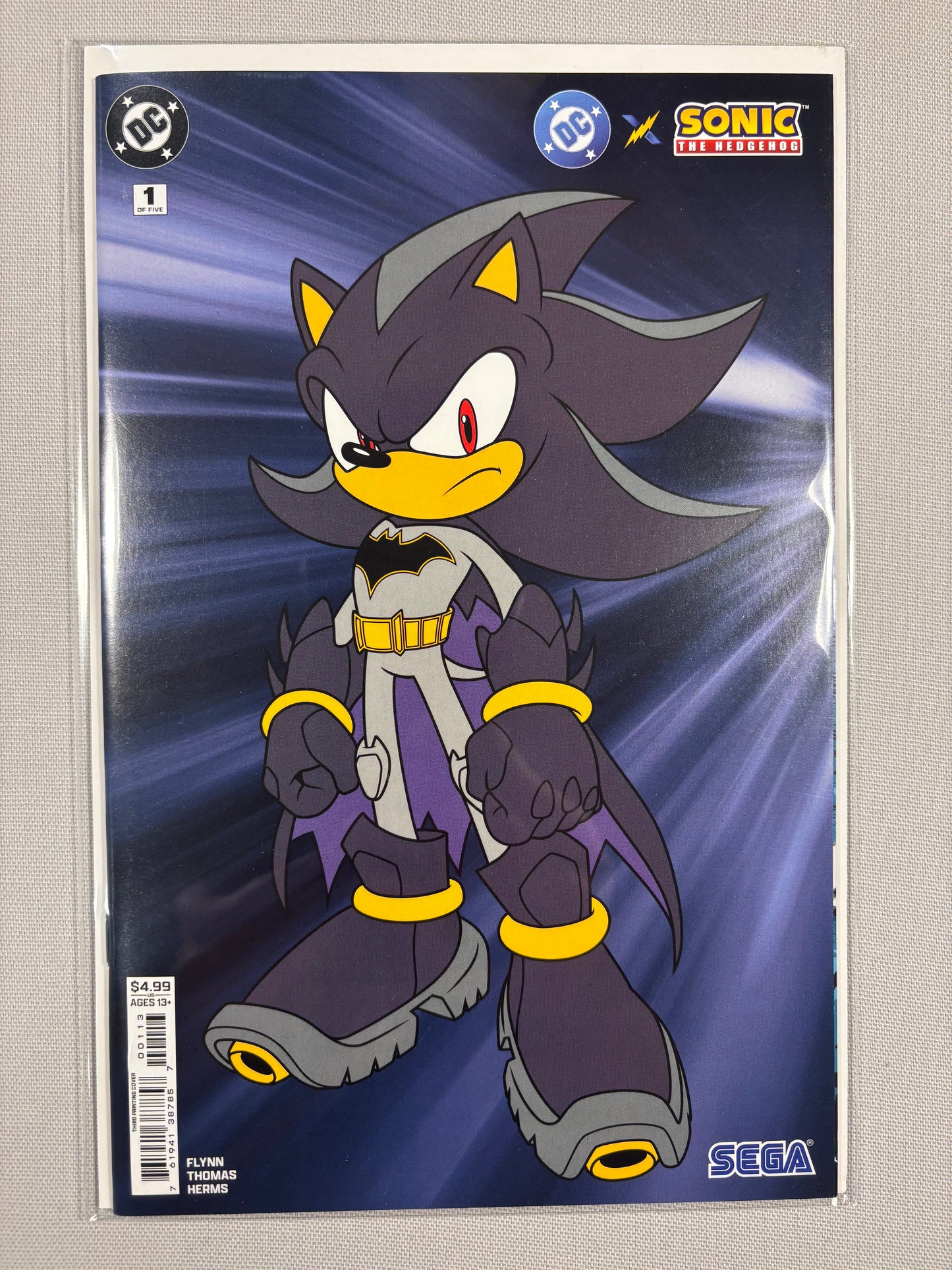 DC X Sonic the Hedgehog #1 Collar (Variant)
