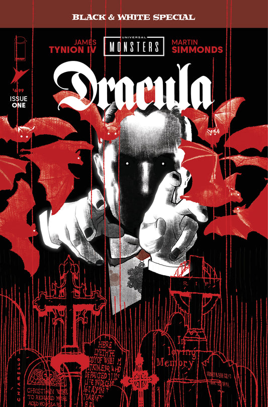 UNIVERSAL MONSTERS DRACULA BLACK & WHITE SPECIAL #1 (OF 2) CVR A MARTIN SIMMONDS (MR)