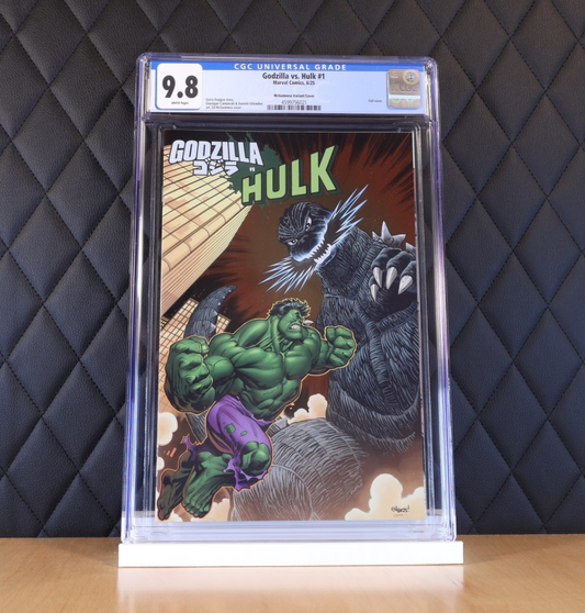 Godzilla Vs. Hulk #1F Ed Mcguiness Foil Variant CGC 9.8