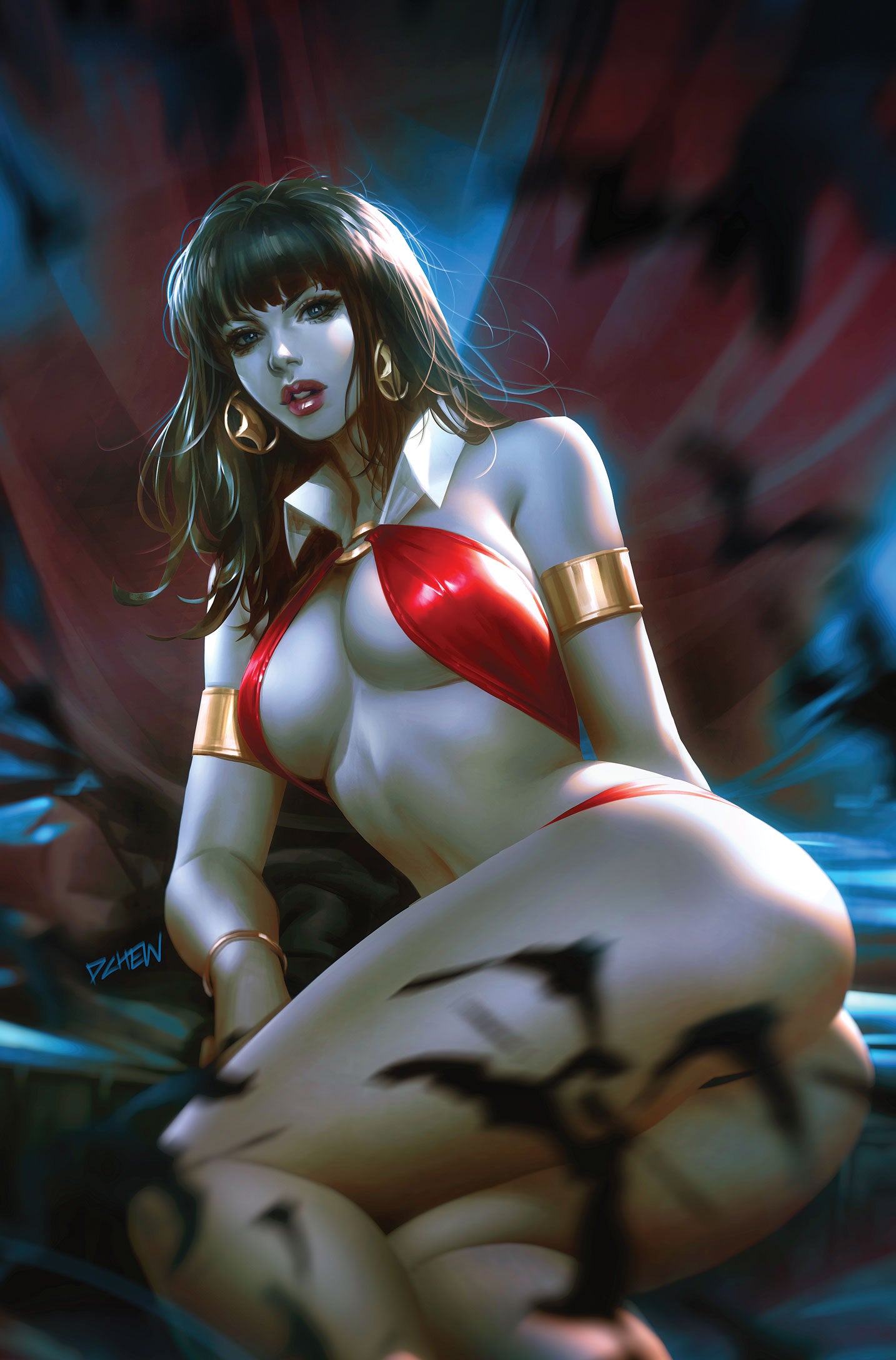 VAMPIRELLA #10 CVR K INC 1:15 DERRICK CHEW VIRGIN VAR
