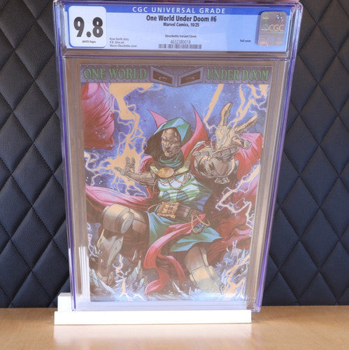One World Under Doom #6 Marco Checcheeto Foil Variant CG 9.8