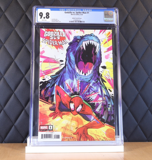 Godzilla Vs Spiderman #1 Nicoletta Baldari Variant CGC 9.8