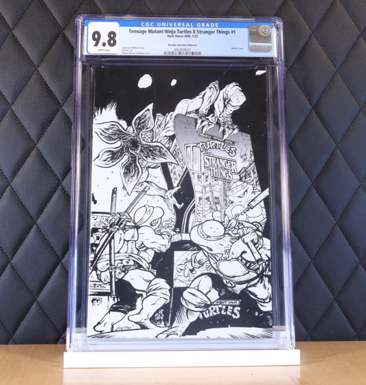 Teenage Mutant Ninja Turtles x Stranger Things Incentive (1:500) DWJ CGC 9.8
