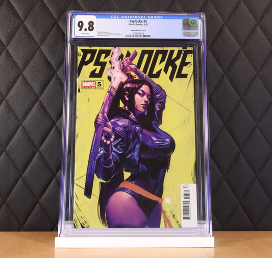 Psylocke #5 Ben Harvey Variant 9.8 CGC