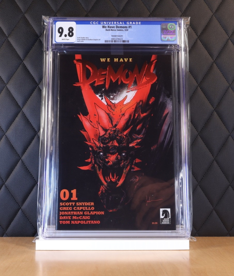 We Have Demons #1 Jock Variant CGC 9.8