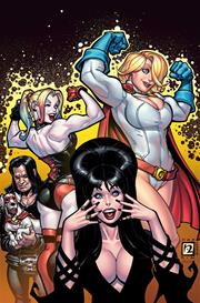 HARLEY QUINN X ELVIRA #3 CVR J INC 1:15 CHAD HARDIN VIRGIN VAR
