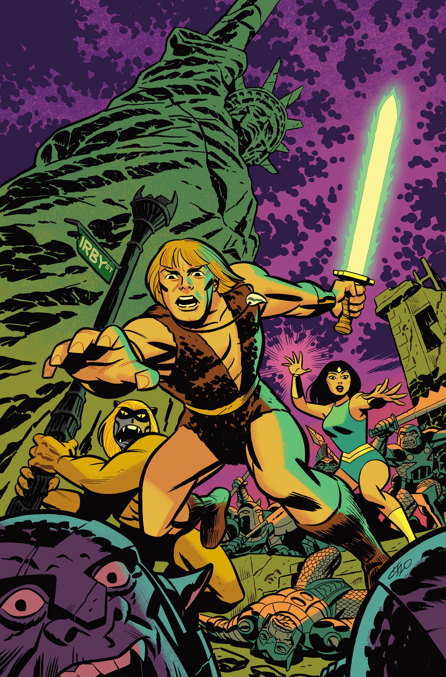 THUNDARR THE BARBARIAN #1 CVR L INC 1:10 MICHAEL CHO FOIL VIRGIN VAR