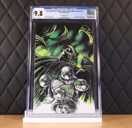 Teenage Mutant Ninja Turtles: Black, White & Green #1X Poncho Exclusive Virgin