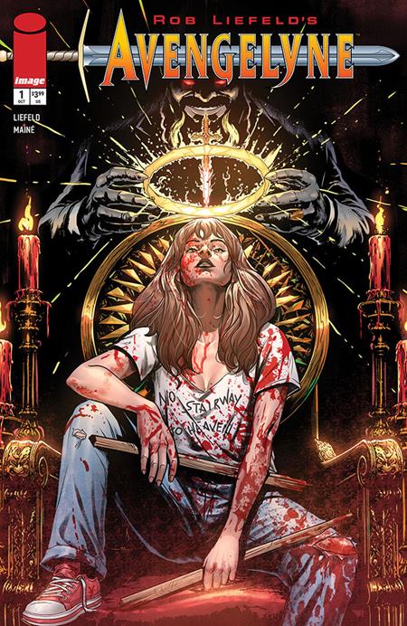 Avengelyne #1 Cover H Rob Liefeld Midnight Variant (Mr)